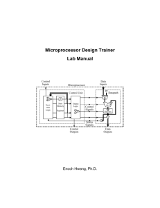 Microprocessor Design Trainer Lab Manual