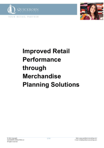 Quickborn Consulting Whitepaper_Improved Retail Performance