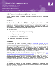 PACE Overview Document - Scottish Medicines Consortium
