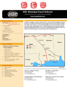 MSE: Mississippi Export Railroad
