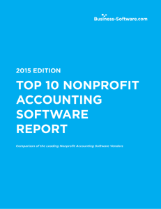 TOP 10 NONPROFIT ACCOUNTING SOFTWARE REPORT
