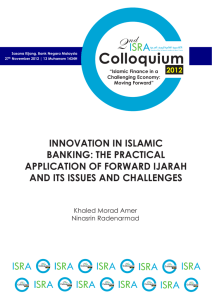 innovation in islamic banking - Islamic Finance Knowledge Repository