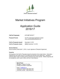 2016/17 Market Initiatives Application Guide