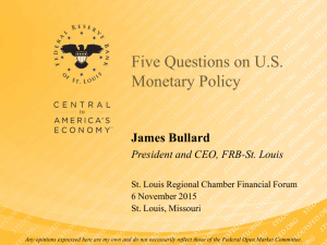 Presentation - Federal Reserve Bank of St. Louis