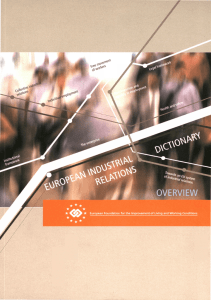 EUROPEAN INDUSTRIAL RELATIONS DICTIONARY : Overview