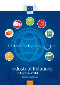 Executive Summary of Industrial Relations in Europe 2014
