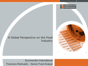 A Global Perspective on the Food Industry