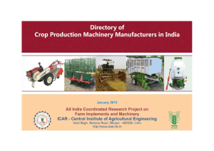 Directory of Agricultural Machinery Manufacturers in India