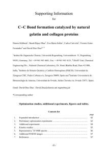 Supporting Information C-C Bond formation catalyzed by natural