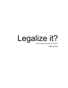 Legalize it? - GEOCITIES.ws