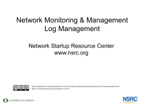 Network Monitoring & Management Log Management