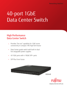 40-port 1GbE Data Center Switch