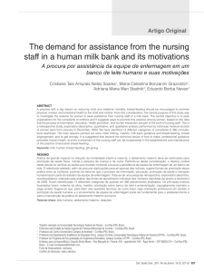 The demand for assistance from the nursing staff in a