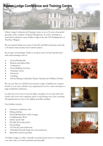 Felden Lodge Conference and Training Centre