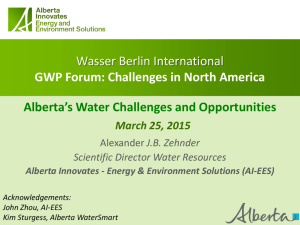 Wasser Berlin International GWP Forum: Challenges in North