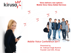 Mobile Voice Conference 2011
