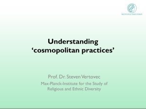 Understanding 'cosmopolitan practices'