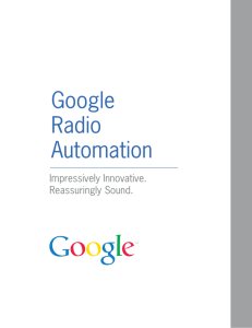 Google Radio Automation