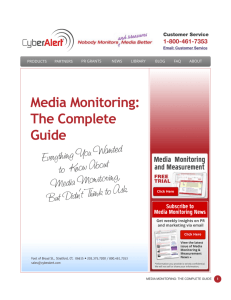 Media Monitoring: The Complete Guide