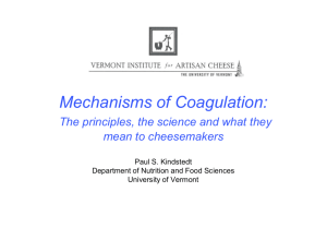 Mechanisms of Coagulation