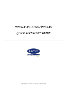 hourly analysis program quick reference guide