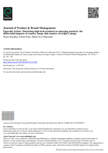 Journal of Product & Brand Management