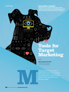 Tools for Target Marketing