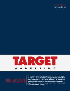 our mission - Target Marketing Magazine