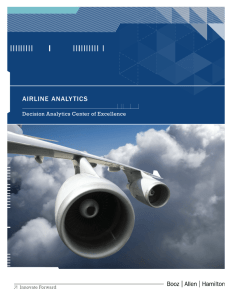 Airline Analytics - Booz Allen Hamilton