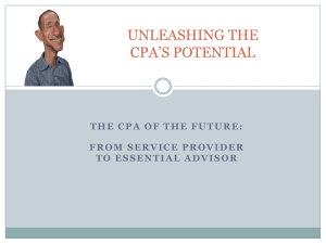 Unleashing the CPA's Potential: The CPA of the Future