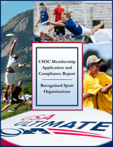 USOC Membership Application and Compliance