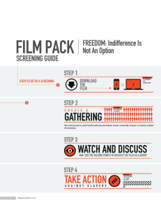FILM PACK FREEDOM: Indifference Is Not An Option SCREENING