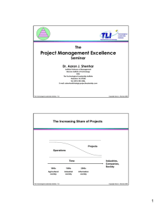 Project Management Excellence