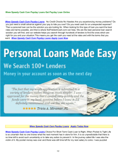 Www Speedy Cash Com Payday Loans Get Payday Loan Online