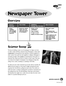 newspaper tower B