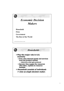 Economic Decision Makers