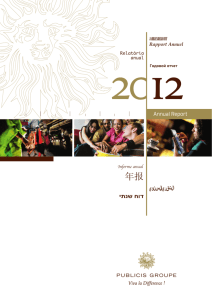 Annual Report - Publicis Groupe