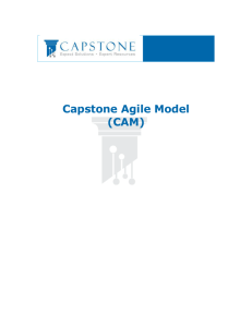 Capstone Agile Model (CAM)