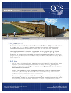 Project Description CCS Role Gun Point (Harbour) // Ragged Island