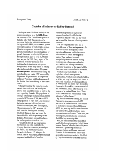Robber barons essay