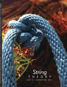 String Theory Exhibition catalogue with essay by - Julia Haft