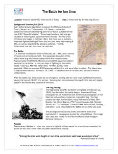 Iwo Jima Fact Sheet - The National WWII Museum