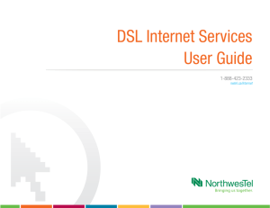 DSL Internet Services User Guide - Get Support