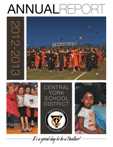 Annual Report - Central York School District