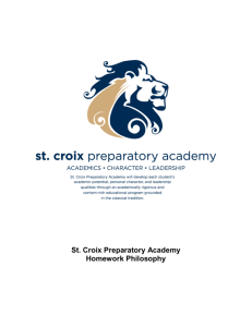 SCPA Homework Philosophy October 2015