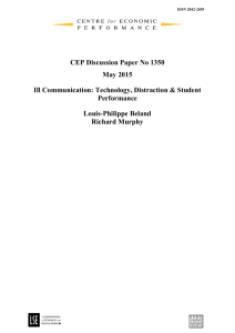 Ill Communication: Technology, Distraction & Student - CEP