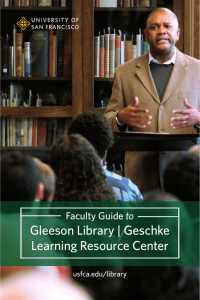 Faculty Guide to the Library