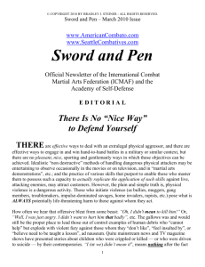 March 2010 - Sword and Pen