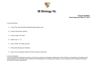 IB Biology HL - Amazon Web Services