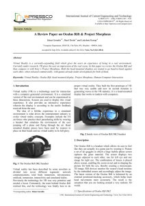 A Review Paper on Oculus Rift & Project Morpheus